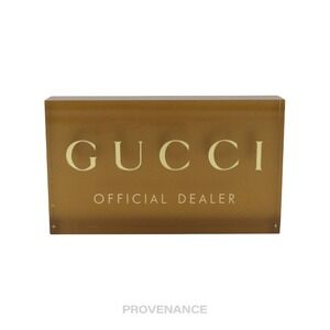 🔴 Gucci Official Dealer Retail Store Sign